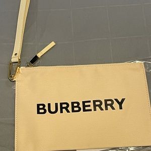 Burberry Canvas Wristlet